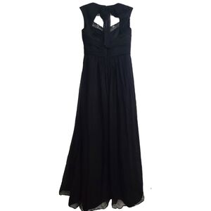 NWT Amsale G764C Strap Crinkle Chiffon Bridesmaid Dress Size 6